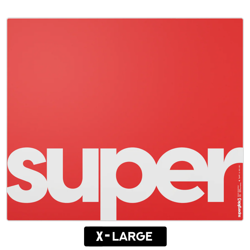 Pulsar Superglide Pad V3 (XL) Type-S Glass Mouse Pad Red 