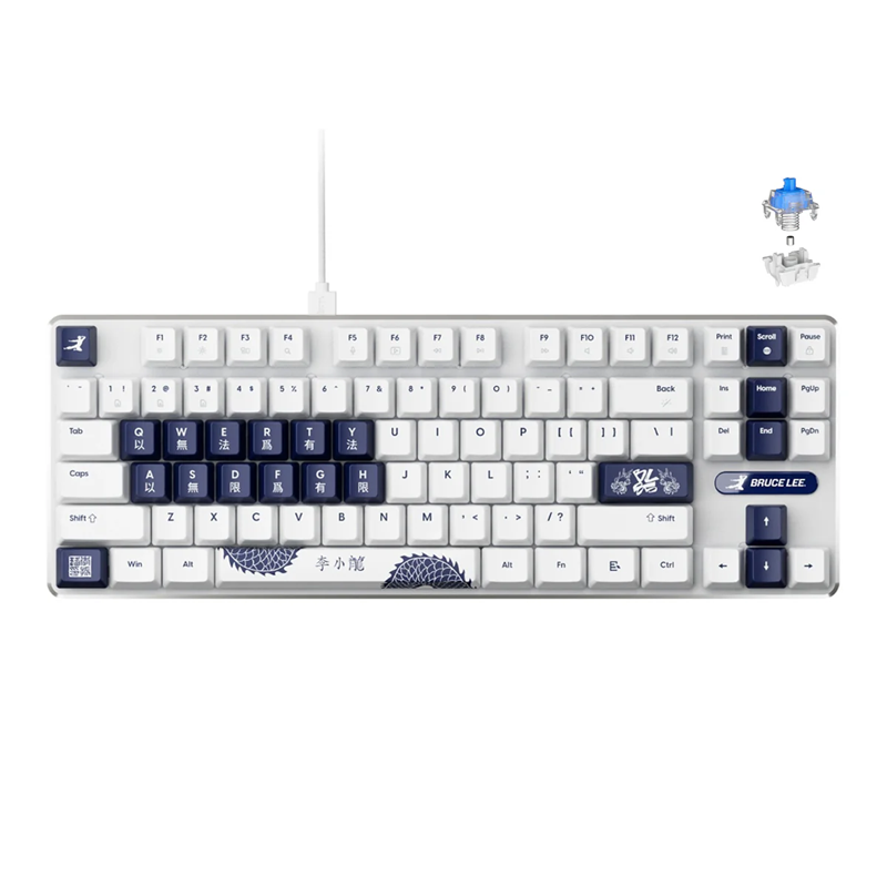 Pulsar PCMK 3 HE TKL Mechanical Gaming Keyboard 85-Key ANSI Bruce Lee 85th Edition 