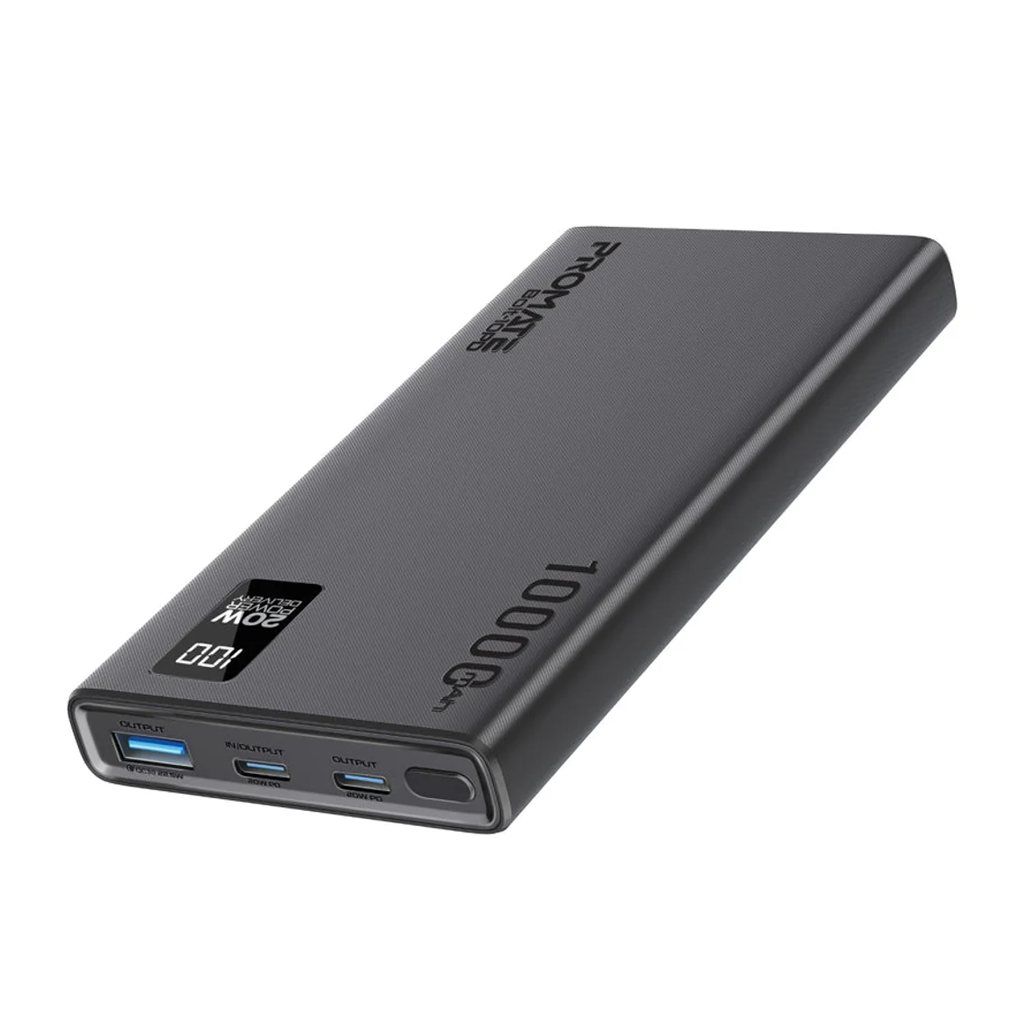 Promate 1000Mah Dual USB-C Smart Charging Power Bank