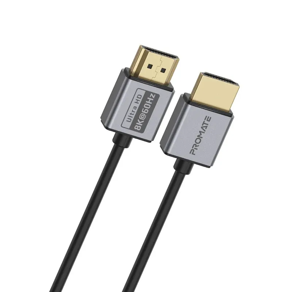 Promate Certified Ultra-High-Speed 8K 1.5M HDMI 2.1 Cable