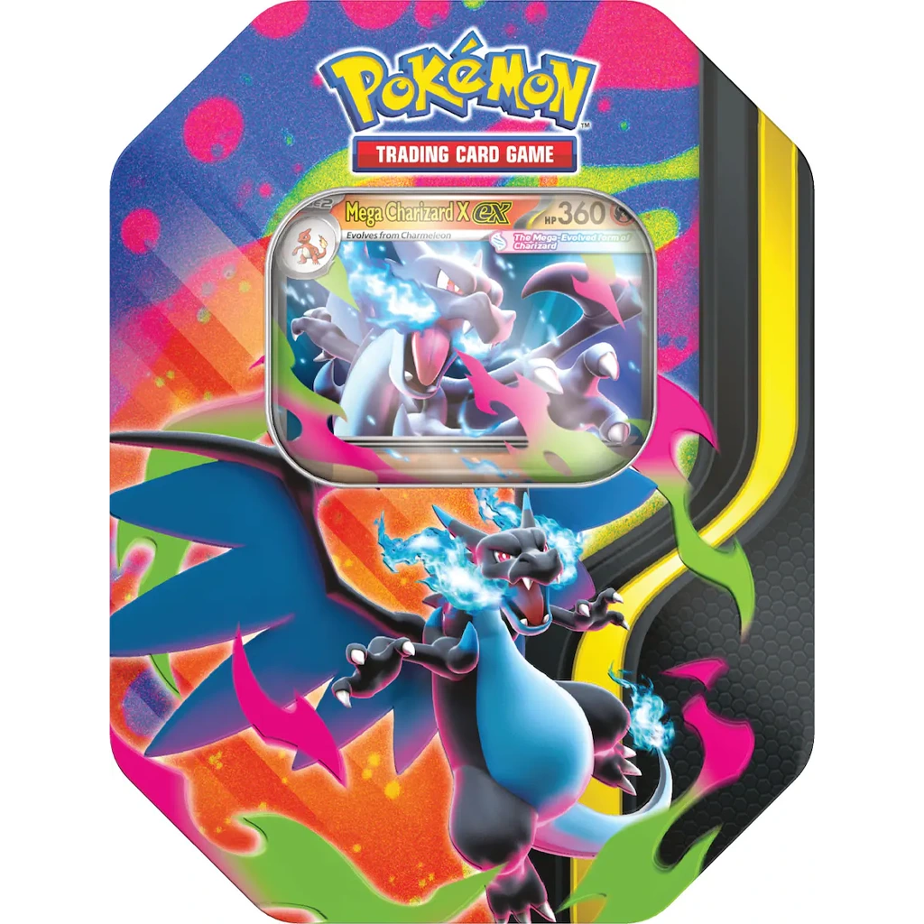 Pokemon Mega Charizard x tin TCG
