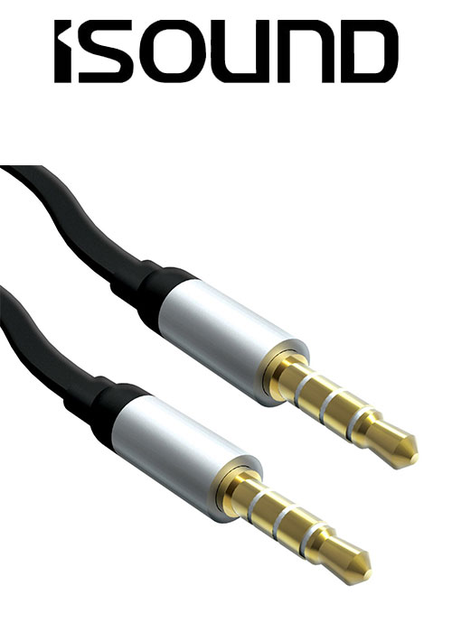ISOUND AUDIO CABLE - BLACK