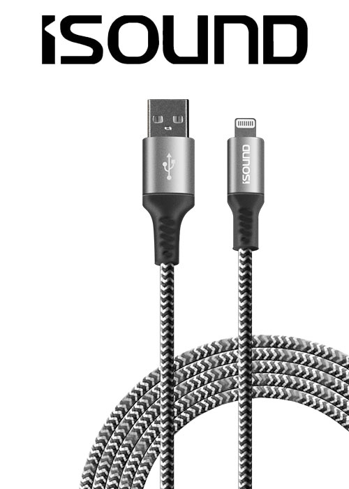 ISOUND 10FT(3M) DuraPower Lightning Cable Reinforced with Kevlar