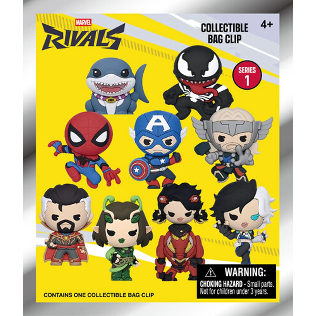 Monogram Marvel Rivals 3D Foam Bag Clip Series 16 