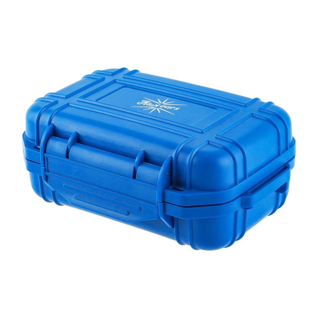 Kiwi Ears Premium Waterproof IEM Case for Travel and Protection Blue