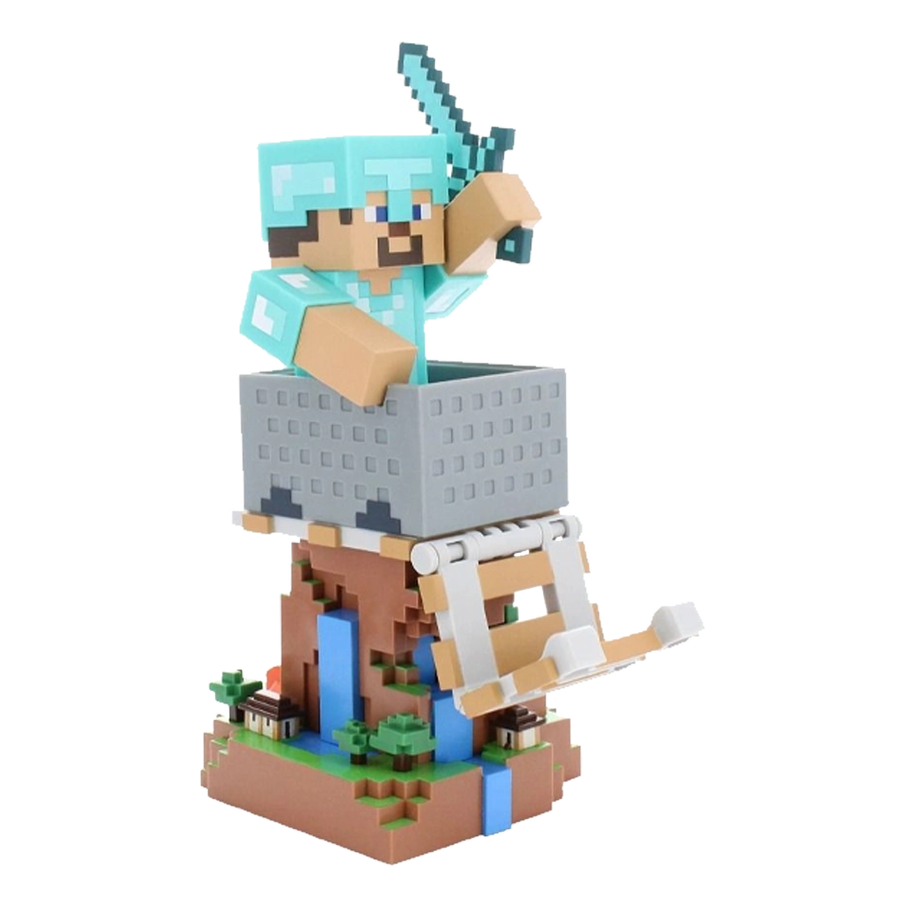 Cable Guys Minecraft Steve Mobile & Controller Holder
