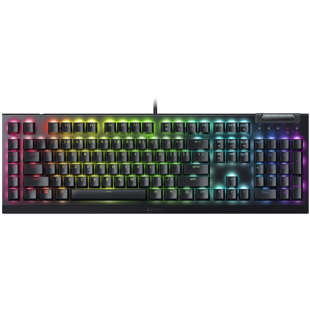 Razer BlackWidow V4 X Wired Mechanical Gaming Keyboard Green Switches US Layout 