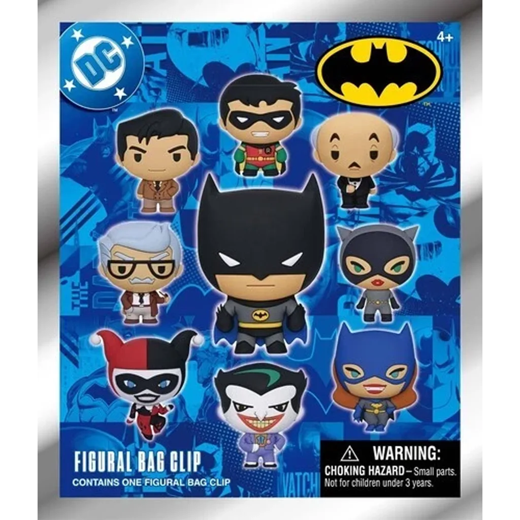 Monogram Batman Animated 3D Foam Bag Clip Series 1 