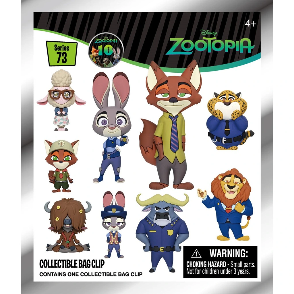 Monogram Zootopia 3D Foam Bag Clip Series 73 