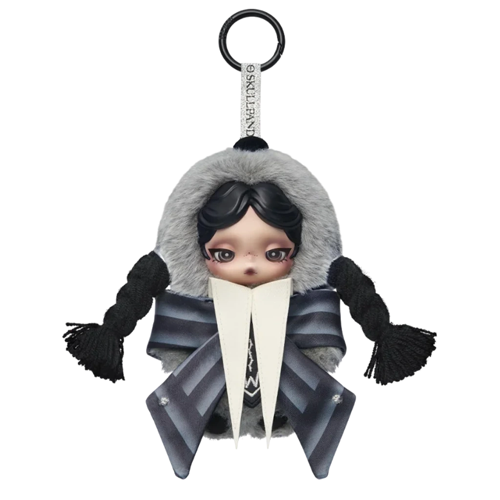 Pop Mart Skullpanda × Wednesday Nevermore Academy Uniform Versi Plush