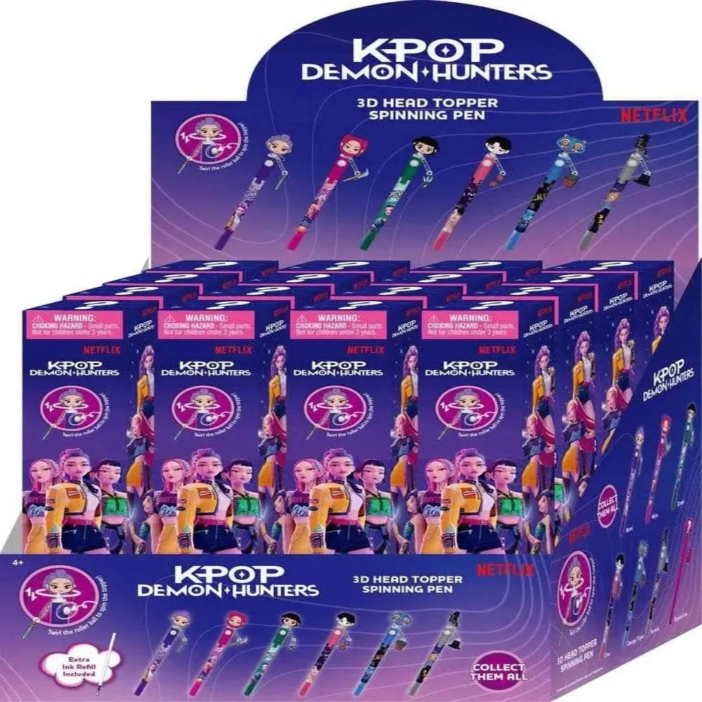 Monogram KPOP Demon Hunters 3D Head Topper Spinning Pen