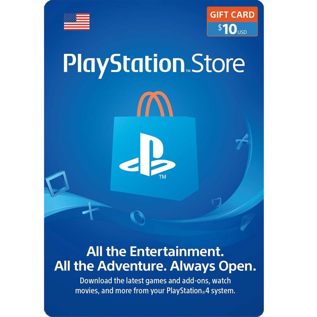 PlayStation Store: $10 USA Account [Digital Code]