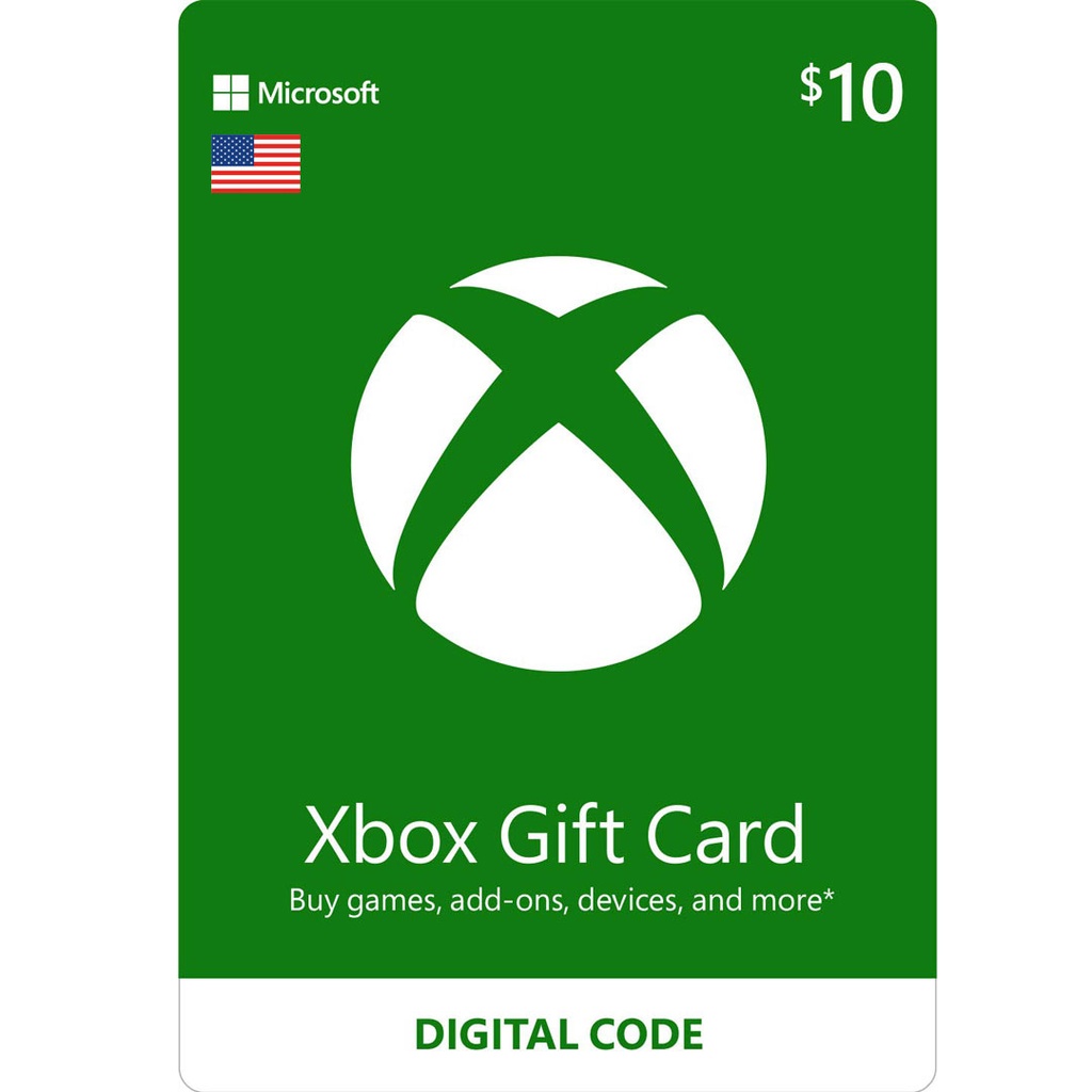 Xbox Live: $10 - USA Account [Digital Code]