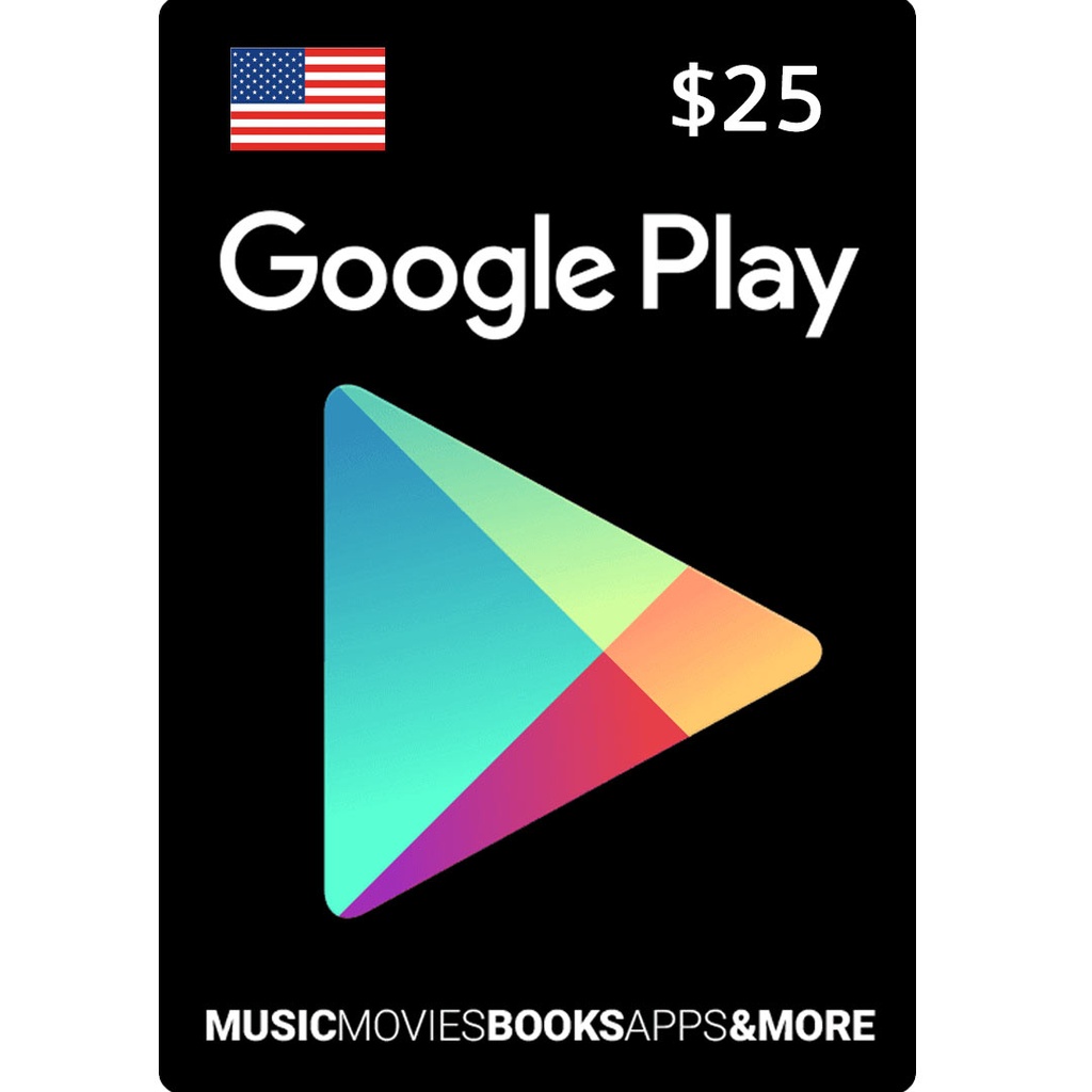 Google Play Gift Card $25 US Account - [Digital Code]