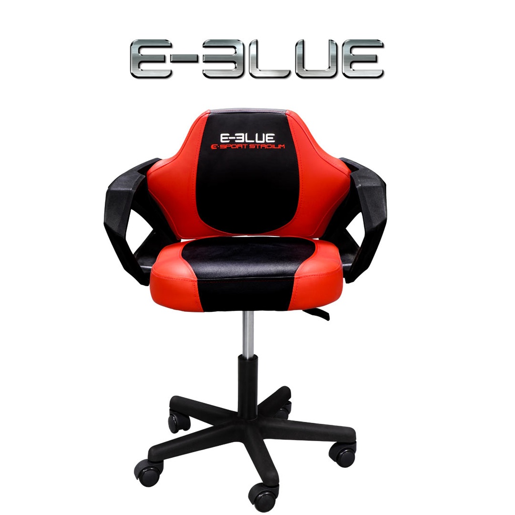 E-Blue EEC342 Cobra Bar Gaming Chair - Black/Red