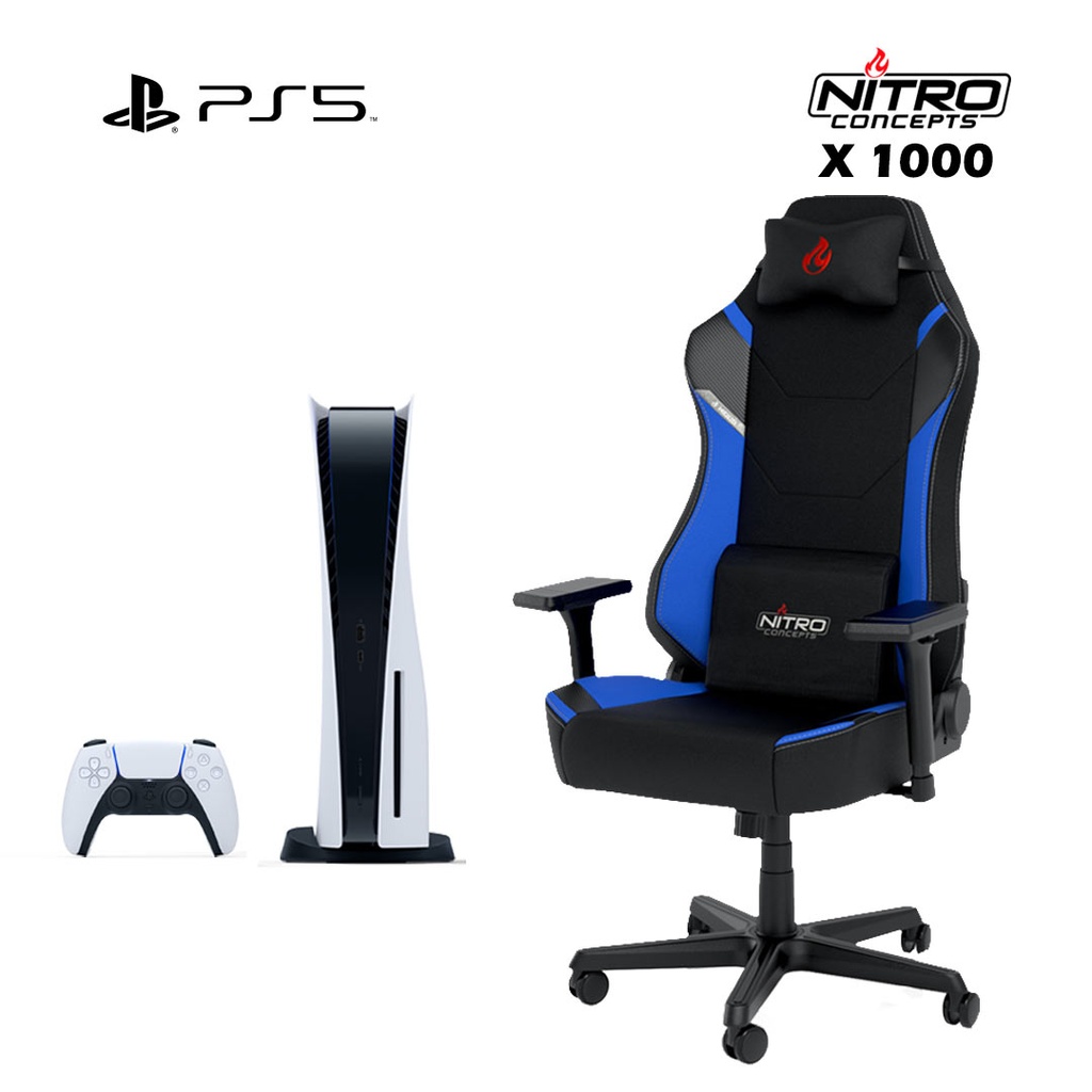 PS5 Console Disc Edition - X1000 Pro Gamer Bundle (Blue)