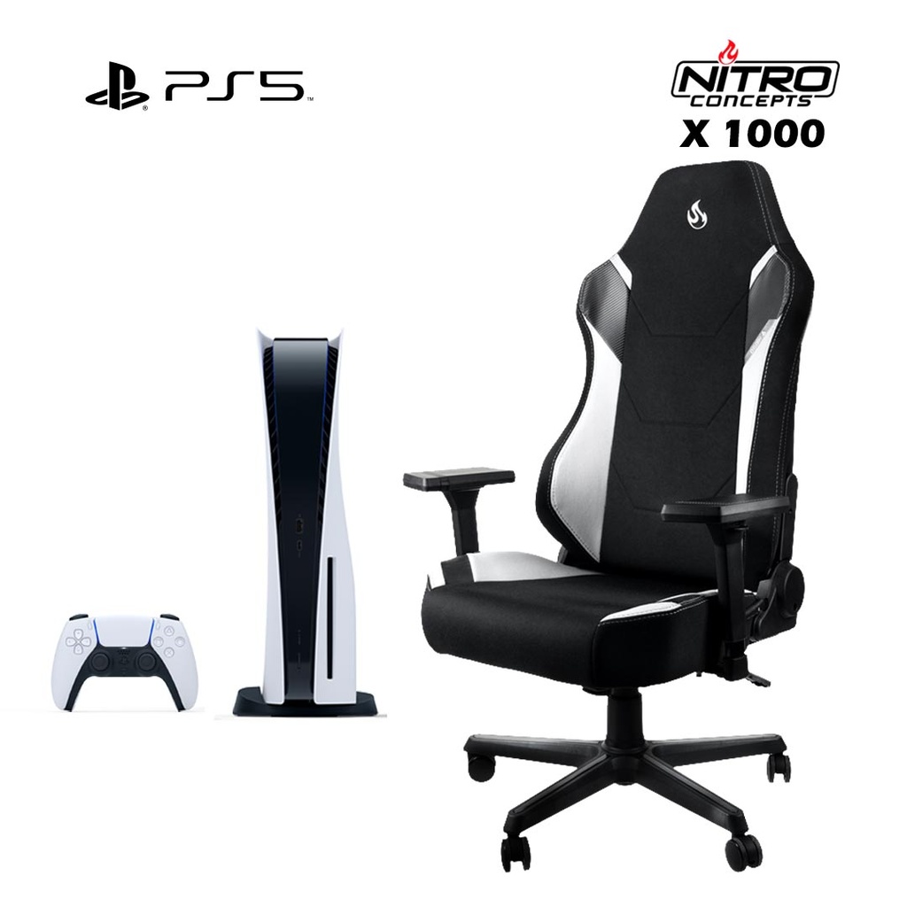 PS5 Console Disc Edition - X1000 Pro Gamer Bundle (white)