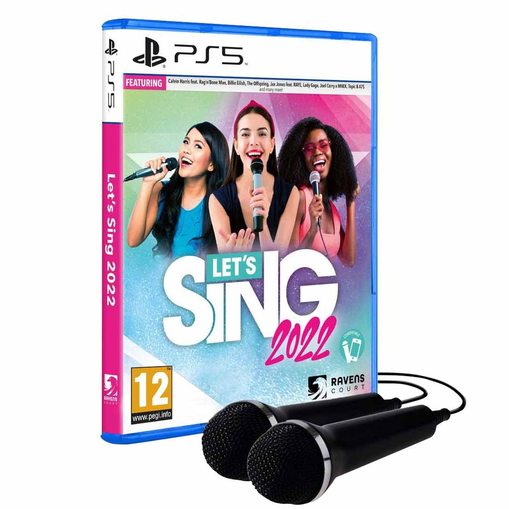 PS5 Let's Sing 2022 - Double Mic Bundle R2