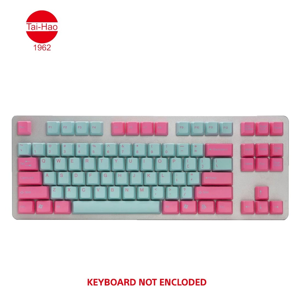 Tai-Hao 116-Keys PBT Double Shot -Keycap Set -Miami