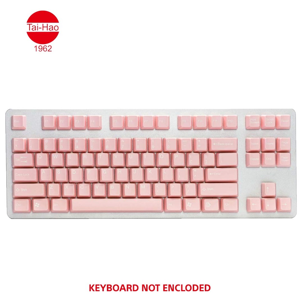 Tai-Hao 104-Keys ABS Double Shot -Keycap Set - Pink Love