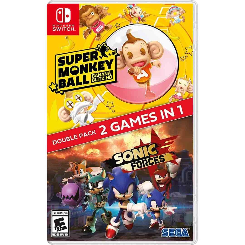 NS Sonic Forces + Super Monkey Ball: Banana Blitz HD Double Pack NTSC