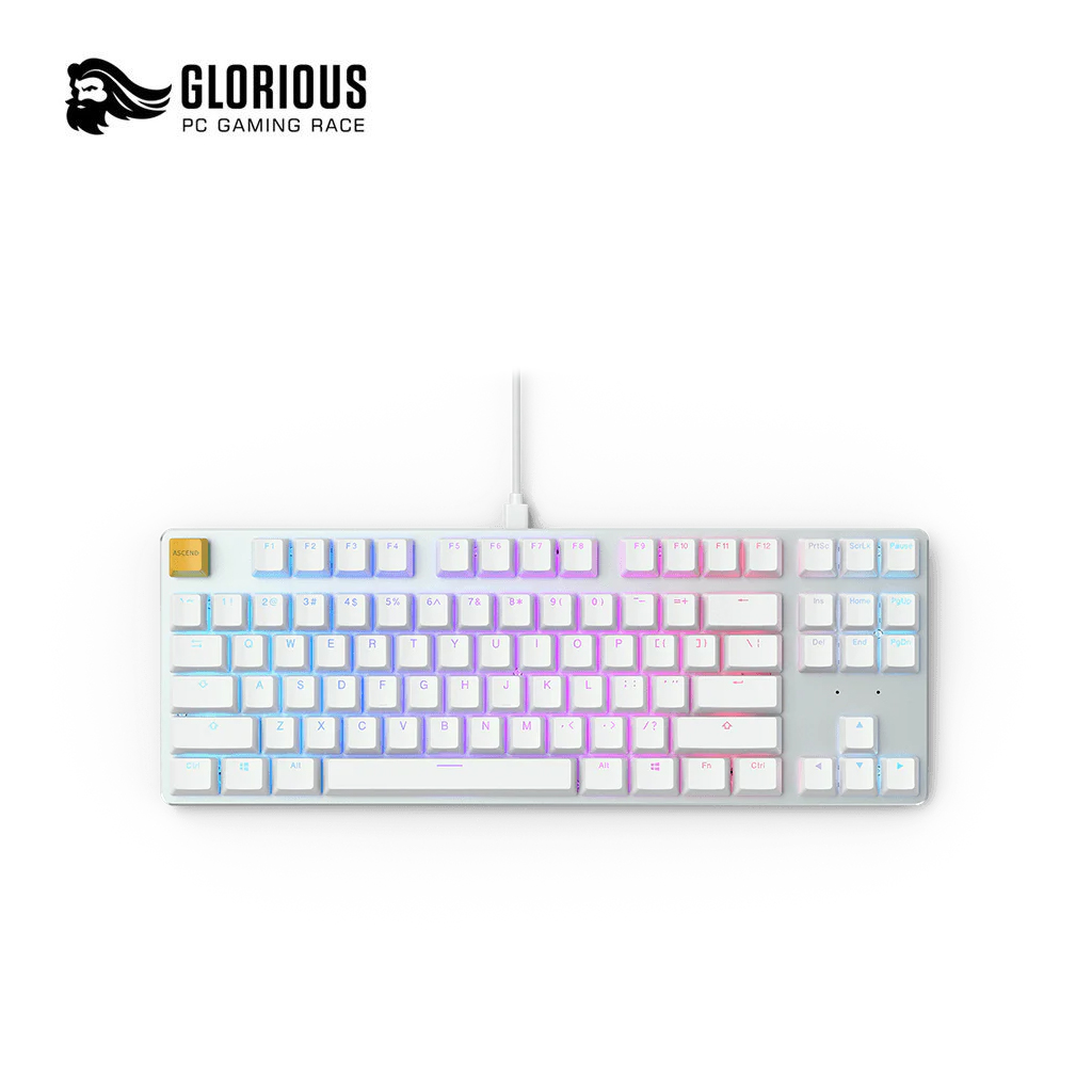 Glorious Keyboard TKL- PreBuilt - White