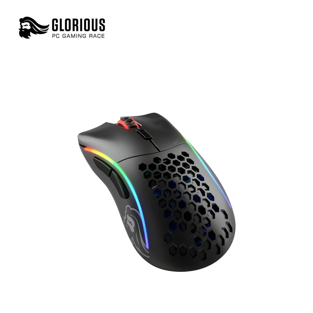 Glorious Model D- Wireless RGB Gaming Mouse - Matte Black