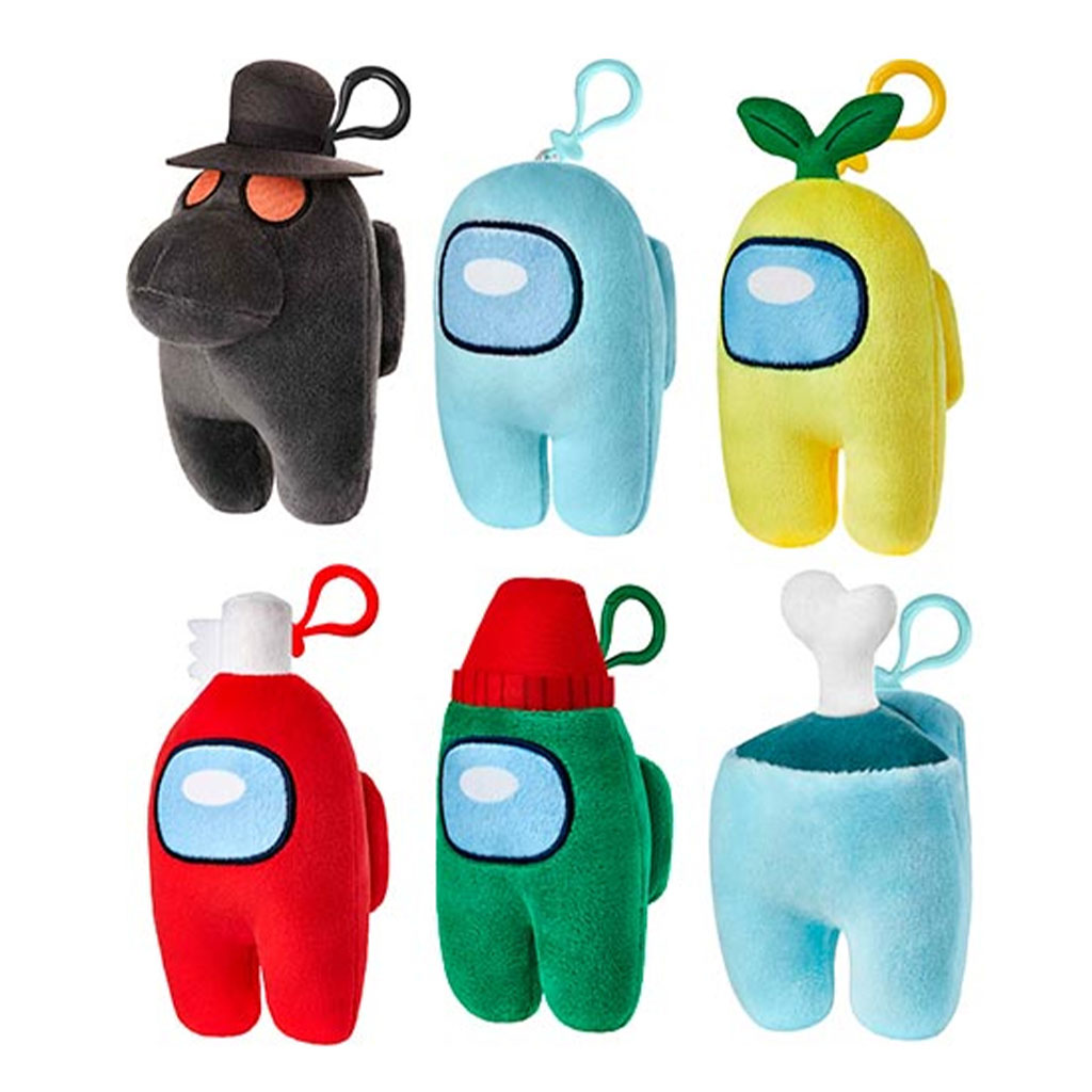 Among Us Plush Clips Assortment