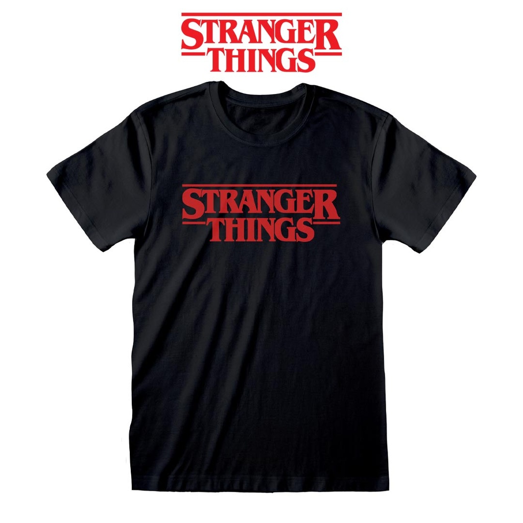 Stranger Things T-Shirt Black New Top (XXL)