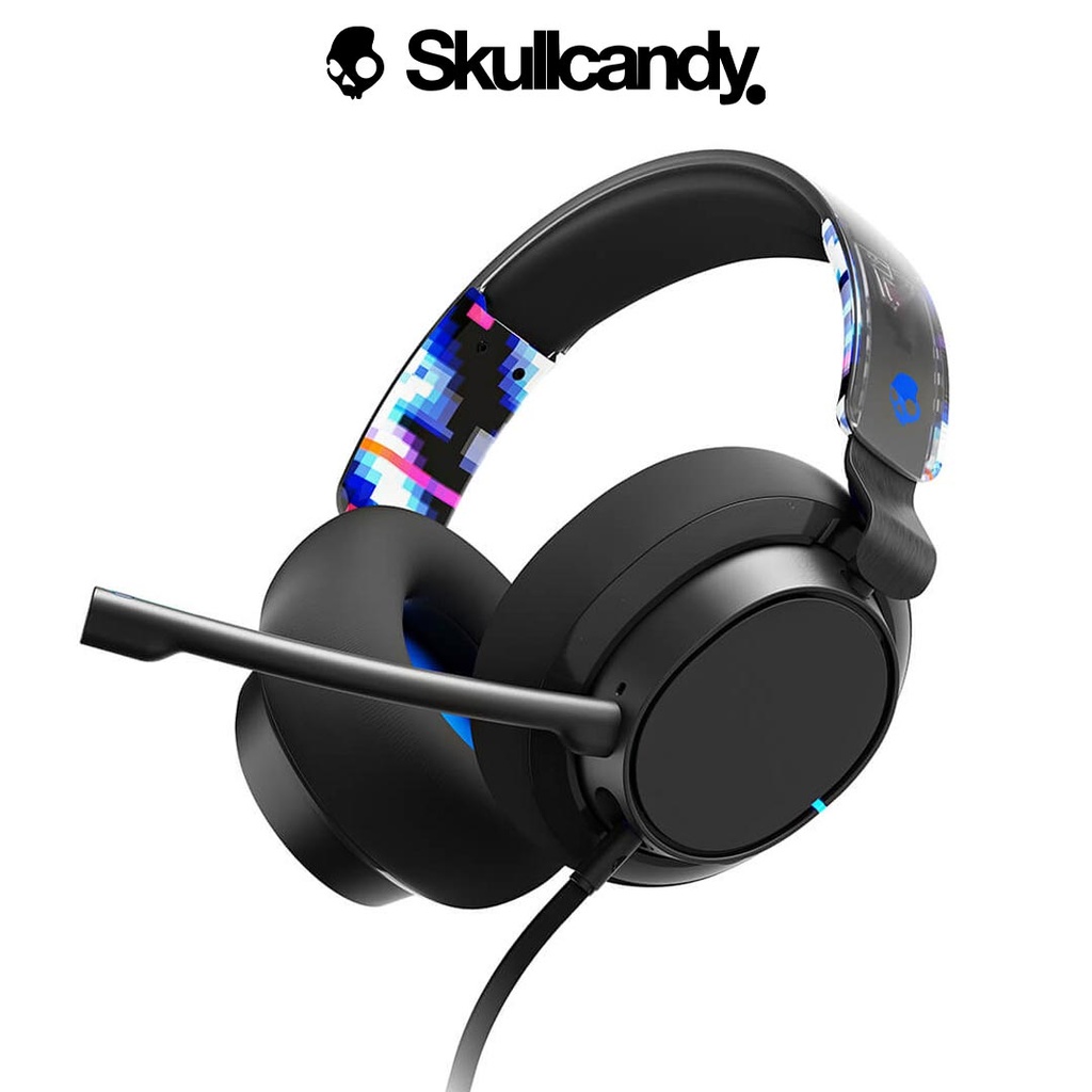 Skullcandy SLYR Pro Multi-Format Wired Gaming Headset - Black and Blue DigiHype