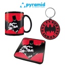 Pyramid - Batman (Red) Mug Coaster & Keychain Gift Set of 3