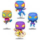 Funko Pop! 4 Pack! (Exc)  Marvel: Miles Morales 4pk (BLKLT)(Exc)