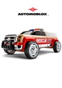 T900 Rescue Truck Black/Red (Automoblox)