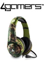 4Gamers PS4 PRO4-70 Wired Stereo Gaming Headset - Camo Green