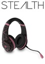 STEALTH Abstract Stereo Gaming Headset Rose Gold Edition - Black