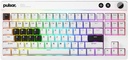 Pulsar Xboard QS RGB Wired Gaming Keyboard White Aluminum Case 88Keys