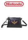 Zelda - AOP With Gold Print Hyrule Logo Ladies Shoulderbag