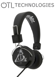 [676596] OTL Harry Potter Smokey Deathly Hallows Tween Headphone