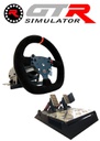 GTR Racing Simulator: RS30 Ultra Force Feedback Wheel + V3 Pro Steel Metal Base Adjustable 2-Pedals | 3-Pedals For PC, PS5, PS4, XBOX