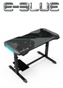 E-Blue EGT574 HEIGHT-ADJUSTABLE & GLOWING GAMING DESK (FOC)