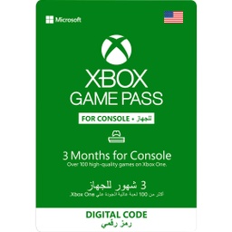 [677223] Xbox Game Pass: 3 Month - USA Account [Digital Code]