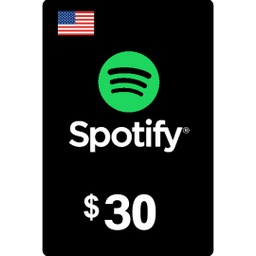 [677275] Spotify Card (US) 30$ [Digital Code]