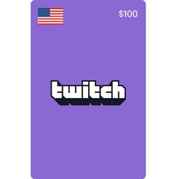 [677323] Twitch Gift Cards: 100$ US Account [Digital Code]