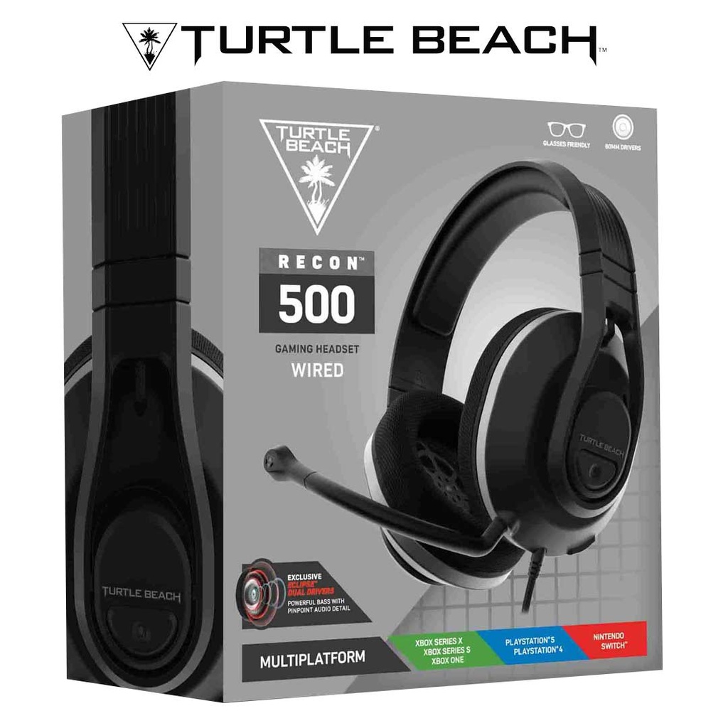 Turtle Beach Recon 500 Wired Gaming Headset - Black