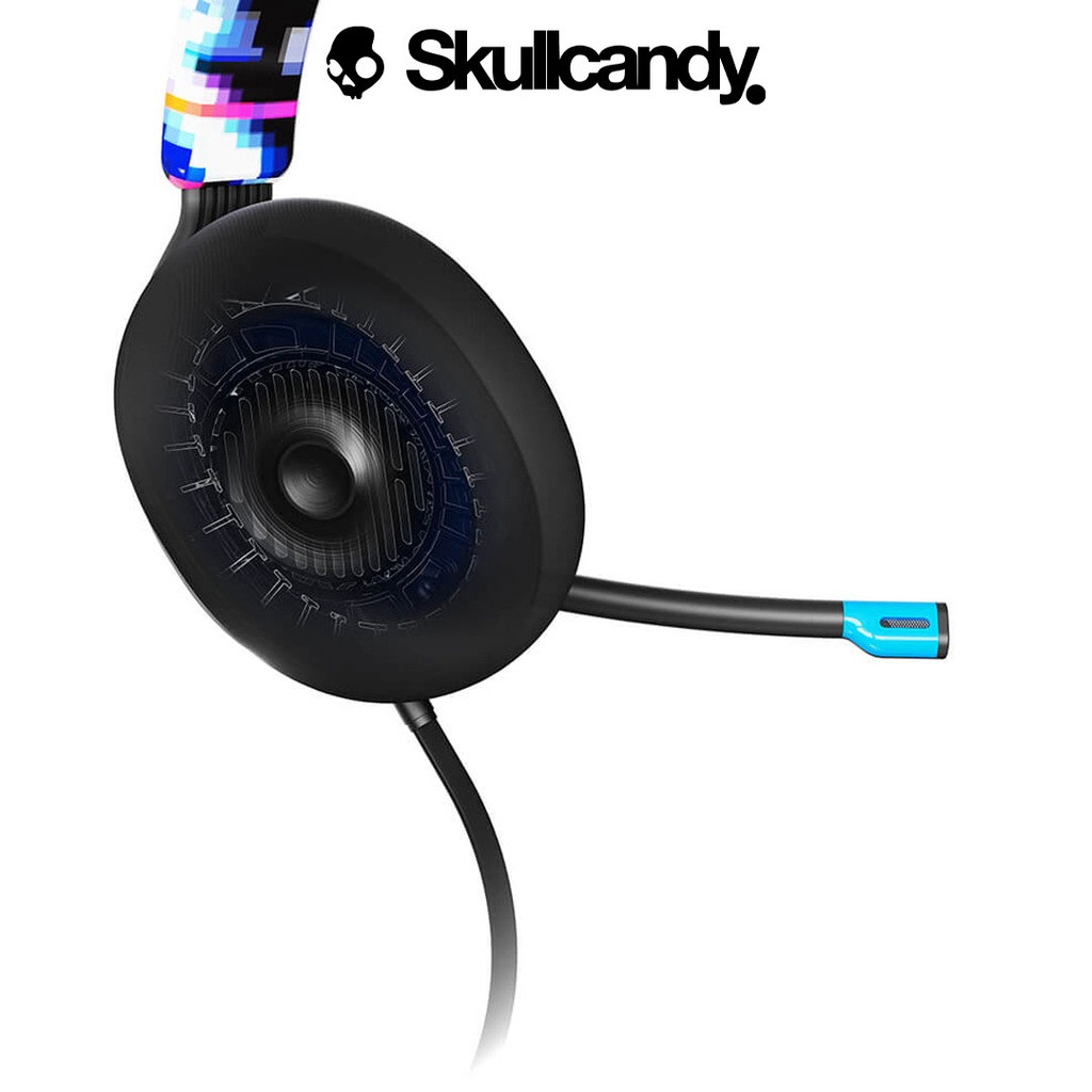 Skullcandy SLYR Multi-Format Wired Gaming Headset - Black and Blue DigiHype