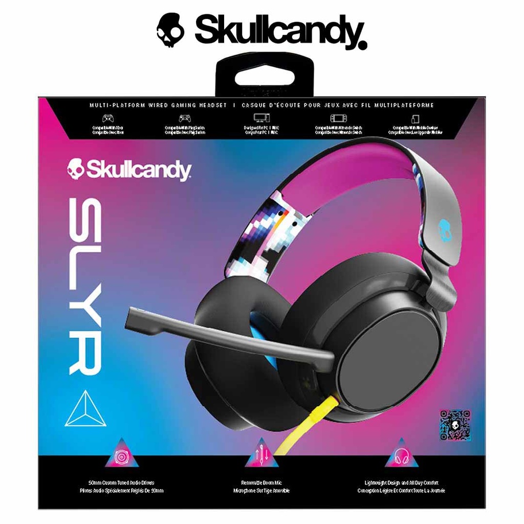 Skullcandy SLYR Multi-Platform Wired Gaming Headset -  Black DigiHype
