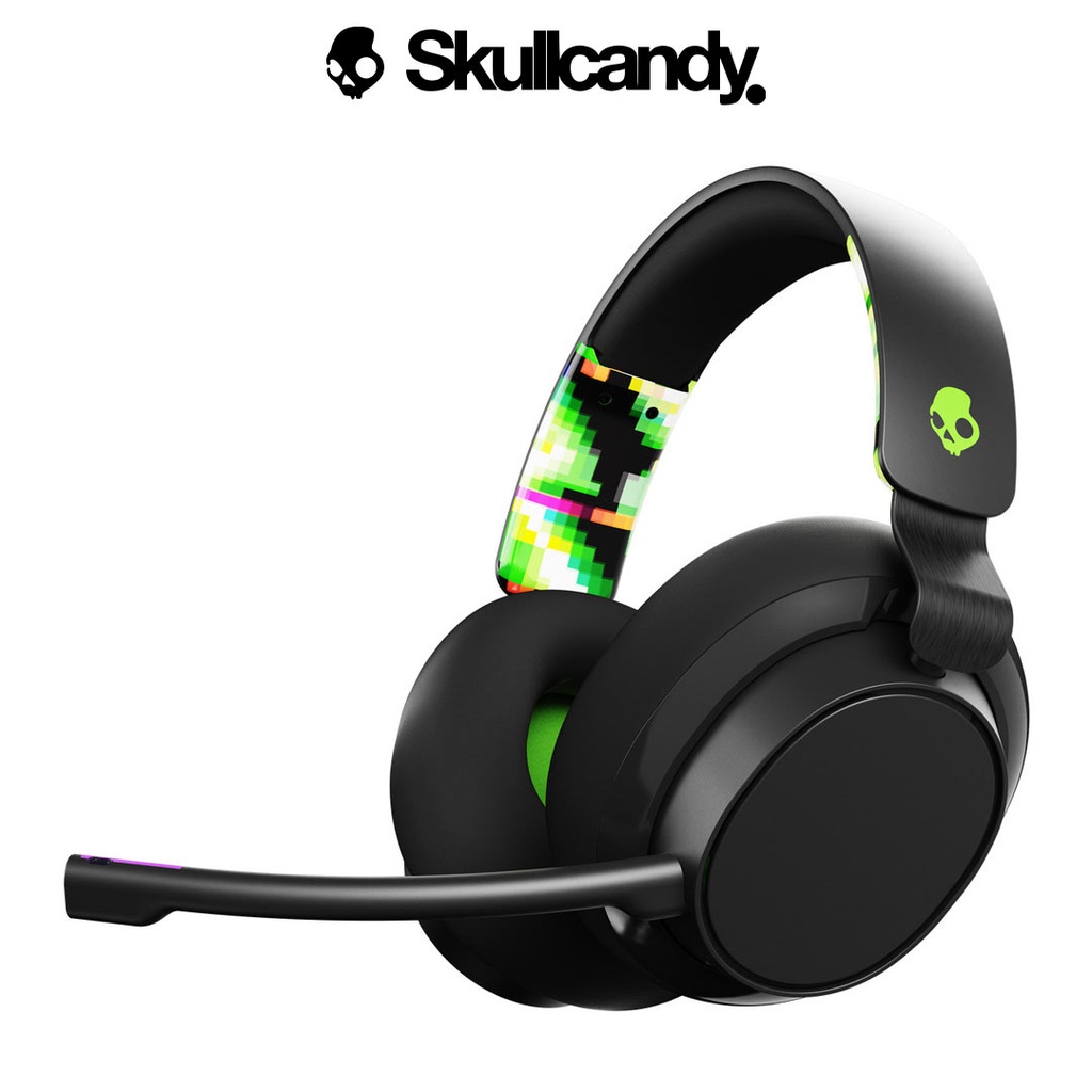 Skullcandy SLYR Multi-Platform Wired Gaming Headset - Black and Green DigiHype