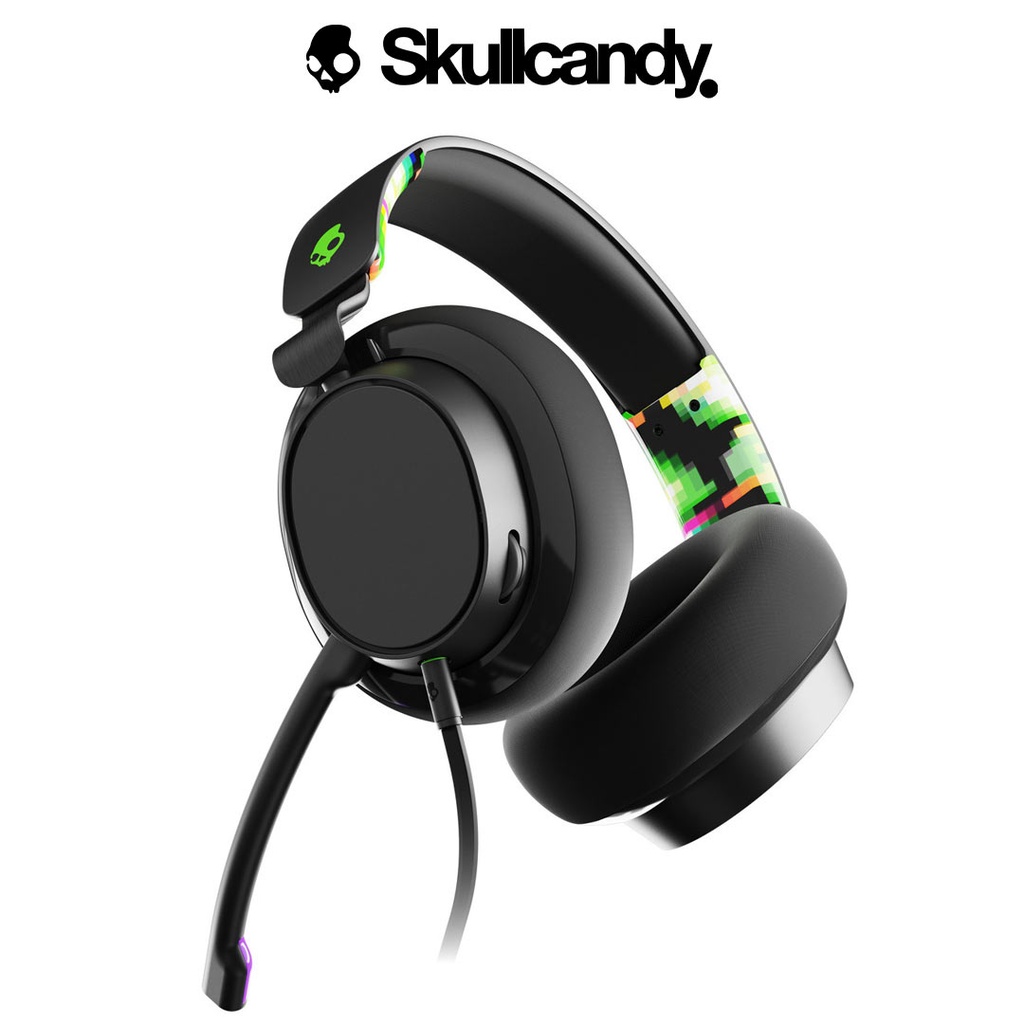 Skullcandy SLYR Multi-Platform Wired Gaming Headset - Black and Green DigiHype