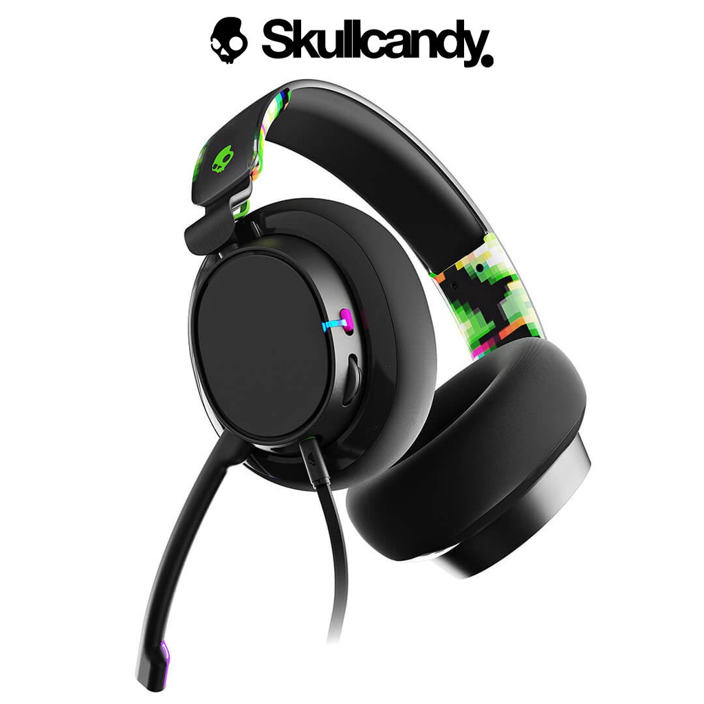 Skullcandy SLYR Pro Multi-Format Wired Gaming Headset - Black and Green DigiHype
