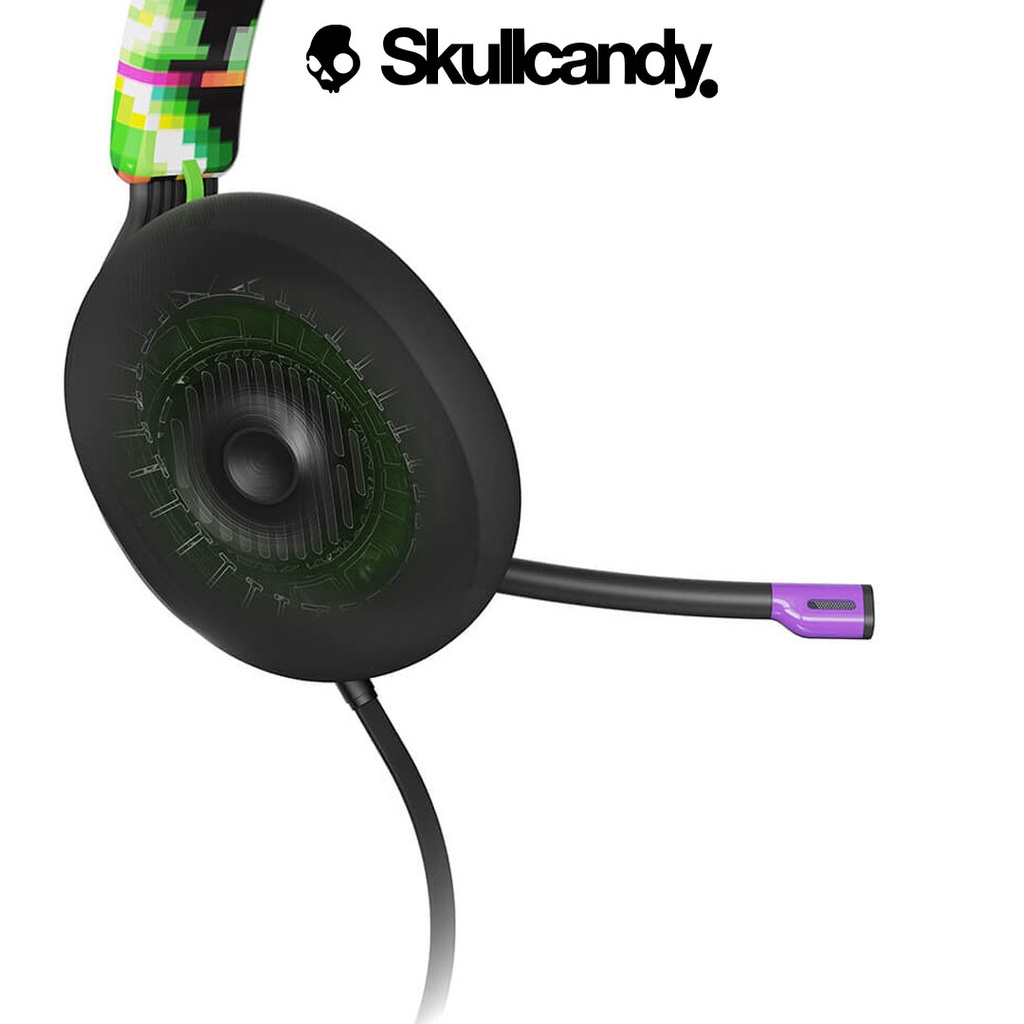 Skullcandy SLYR Pro Multi-Format Wired Gaming Headset - Black and Green DigiHype
